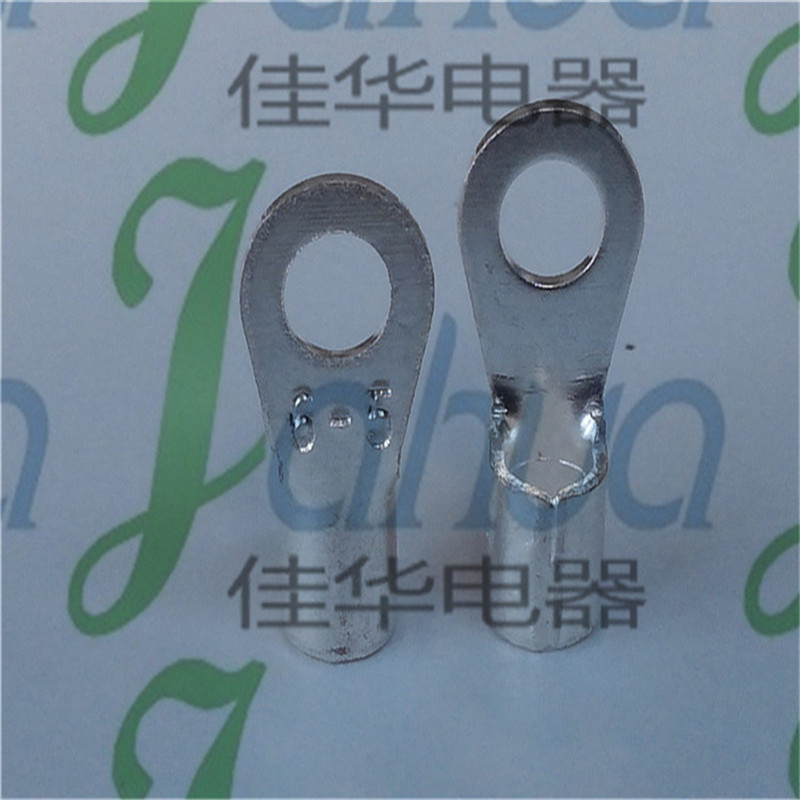OT6-5 冷压接线端子 圆形裸端头 黄铜
