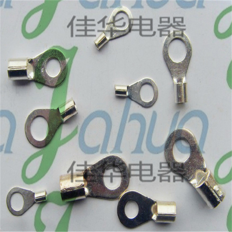 OT0.5-4 裸端头 圆形接线端子 冷压端子 铜鼻子 黄铜