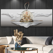 孙悟空3D立体浮雕挂画壁画斗战胜佛客厅沙发背景墙装饰画齐天大圣