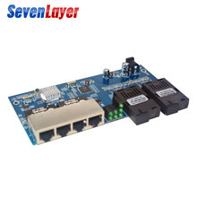 ǧ��2��4�罻�����շ���2SFP Switch PCBA 2 SC��ģ��4Lan 2SFP4E