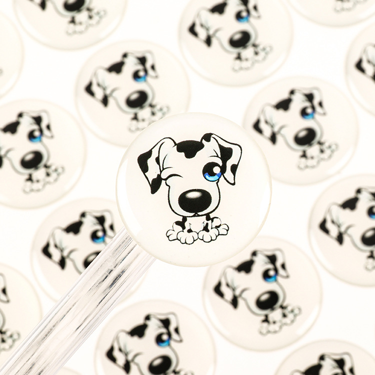 台州滴胶厂 水晶滴塑标贴 不干胶标签 产品LOGO标签标识来图定 制