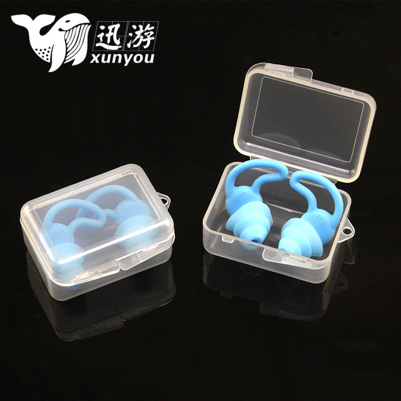 Aleta de tiburón tapones para los oídos de silicona Mute sueño tapones para los oídos reducción de ruido tapones para los oídos a prueba de sonido impermeable natación al por mayor anti-ruido