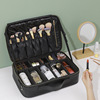 Handheld capacious storage box, makeup box, cosmetic bag for traveling