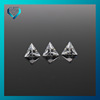 Triangle, zirconium, gemstone, handmade