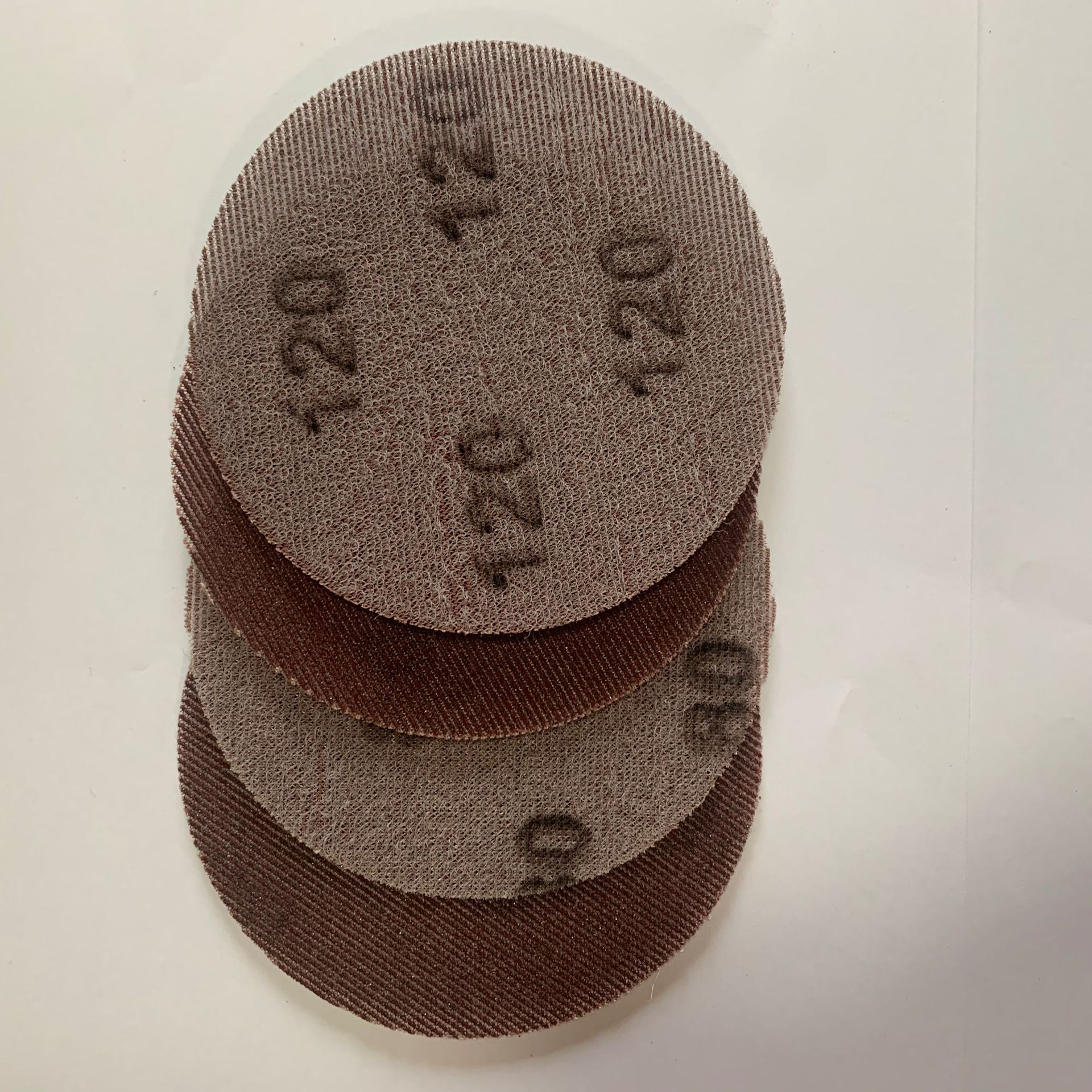 5寸网格砂纸125mm无尘网格圆盘砂网格砂背绒砂碟5寸网砂手托