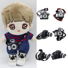 20cmEXO新款仿真相机4分6分玩具娃娃玩偶布娃娃棉花娃娃配件相机