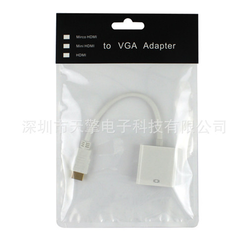 HDMI al HDMI del VGA al cable del HDMI HD del cable del ordenador TV del VGA HDMI a VGA