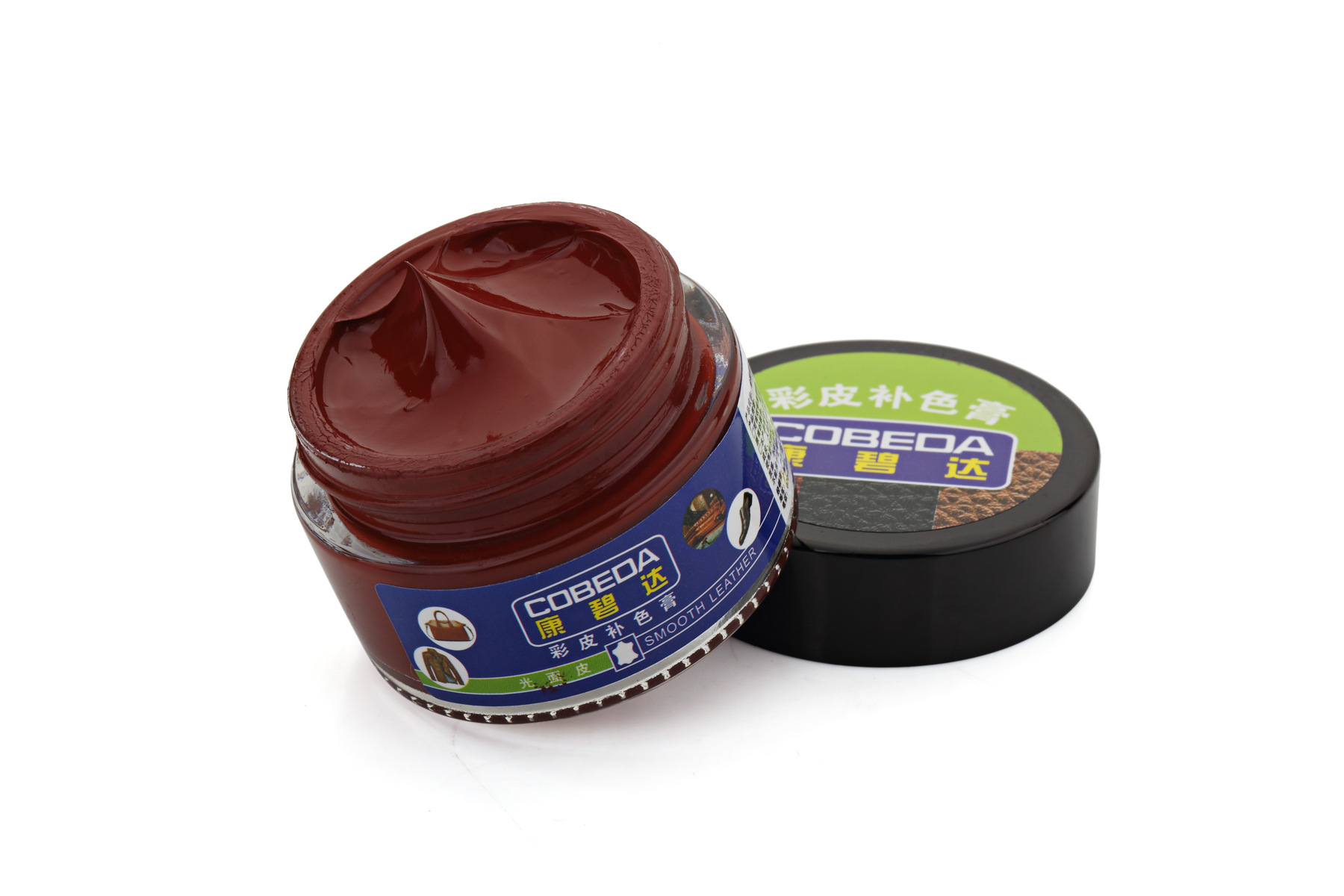 Color Cuero cuero color crema al por mayor teñido agua al por mayor fábrica directa protección ambiental material multicolor cuero agente de renovación