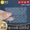 Double-sided tape for manicure, transparent invisible fake nails for nails, waterproof nail stickers