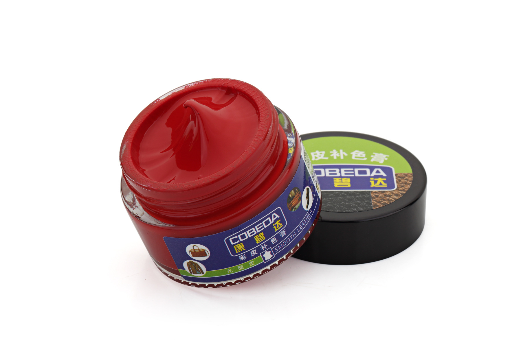 Color Cuero cuero color crema al por mayor teñido agua al por mayor fábrica directa protección ambiental material multicolor cuero agente de renovación