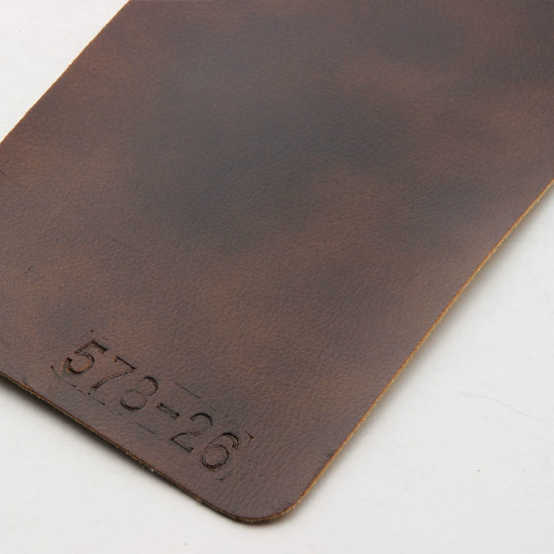 Simulation oil wax leather decorative leather Sauda leather material PU leather fabric shiny noodles imitation leather hard bag artificial leather leather