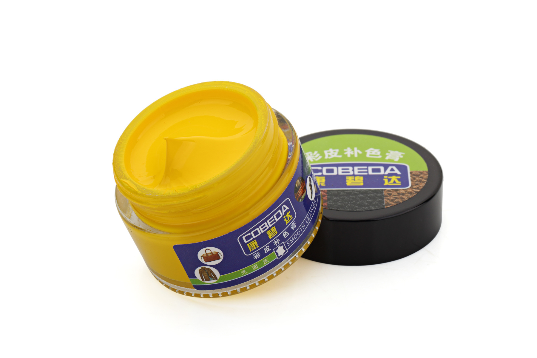 Color Cuero cuero color crema al por mayor teñido agua al por mayor fábrica directa protección ambiental material multicolor cuero agente de renovación