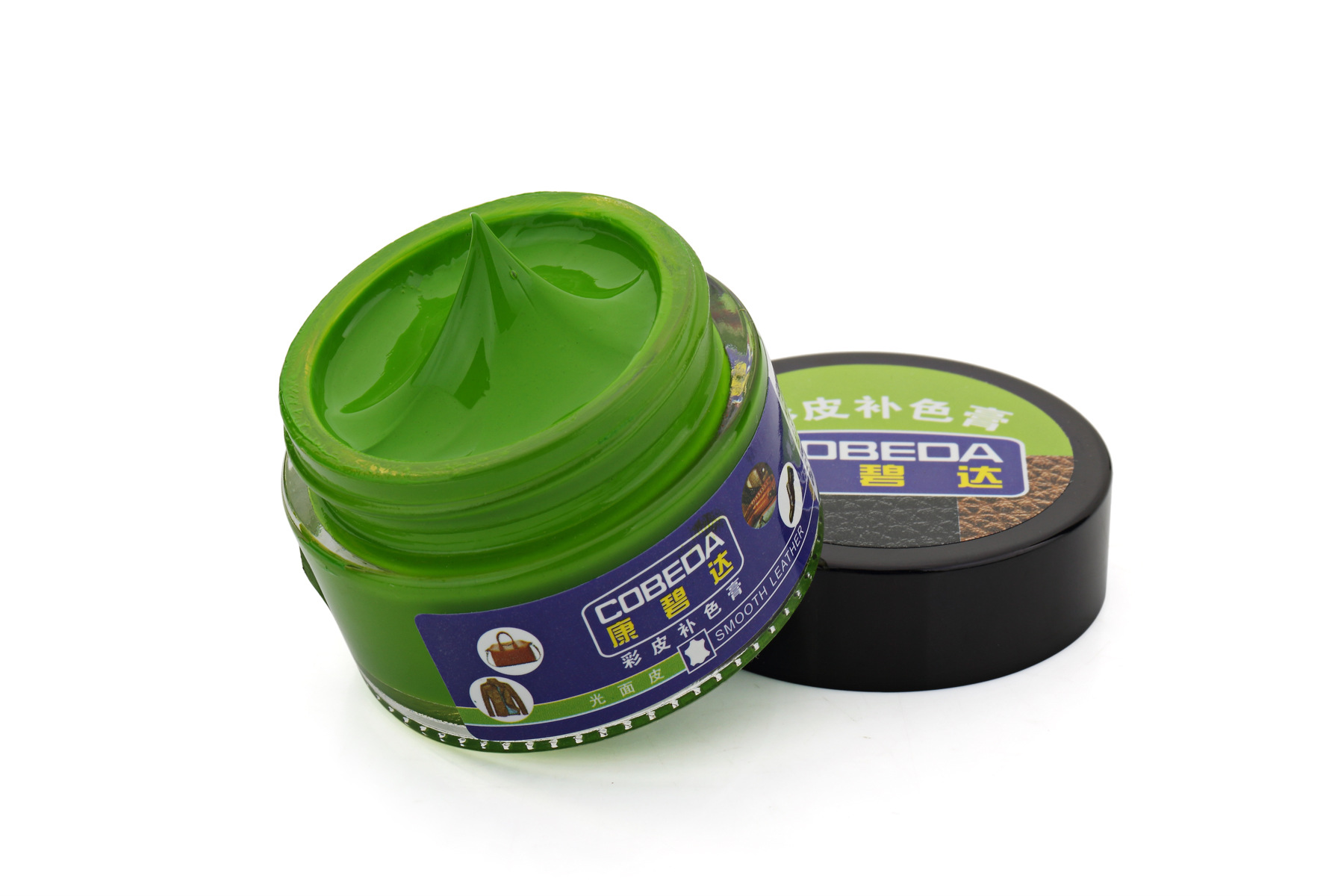 Color Cuero cuero color crema al por mayor teñido agua al por mayor fábrica directa protección ambiental material multicolor cuero agente de renovación