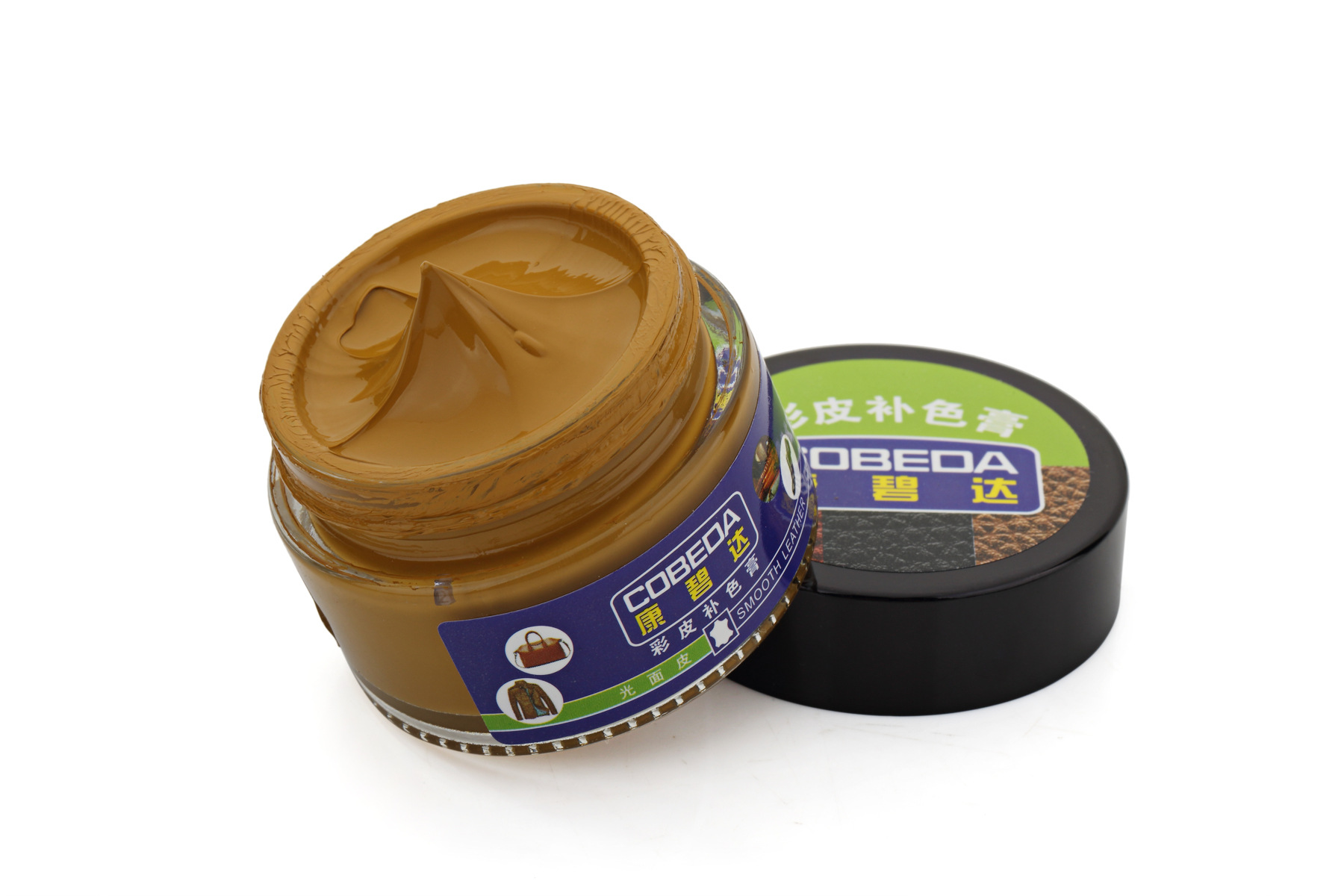 Color Cuero cuero color crema al por mayor teñido agua al por mayor fábrica directa protección ambiental material multicolor cuero agente de renovación