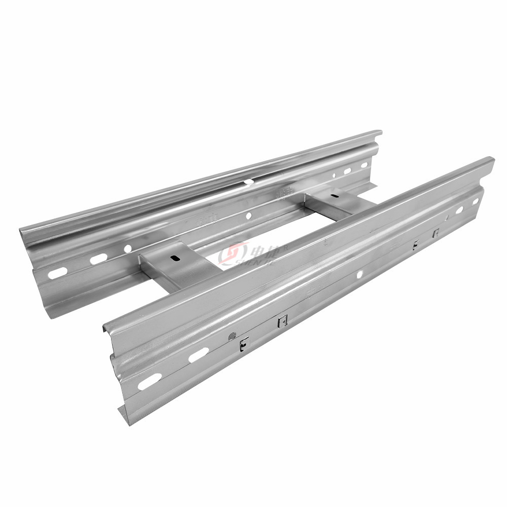 厂家直供高强度梯级式电缆桥架地标项目使用 梯式桥架