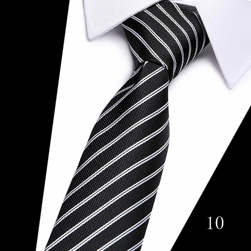 Tie, high-quality South Korean silk, 7.5 cm wide, classic long 146 cm