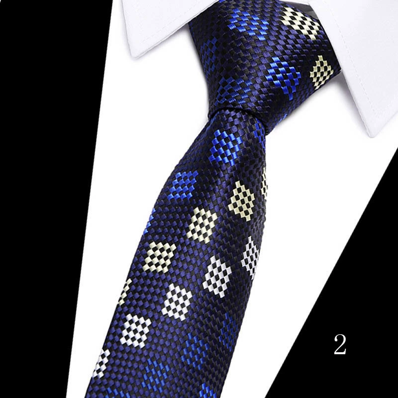 Tie, high-quality South Korean silk, 7.5 cm wide, classic long 146 cm