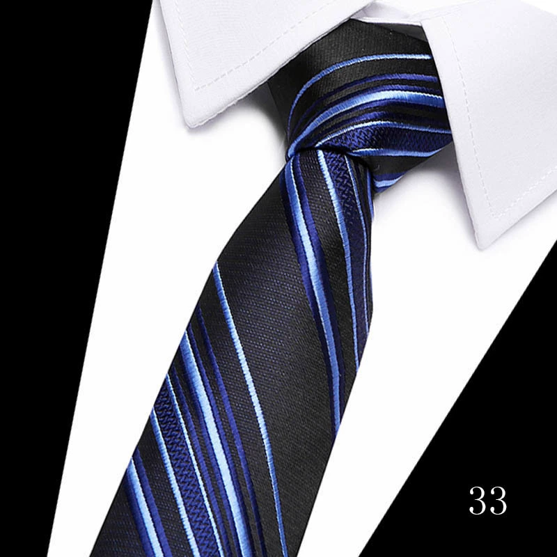 Tie, high-quality South Korean silk, 7.5 cm wide, classic long 146 cm