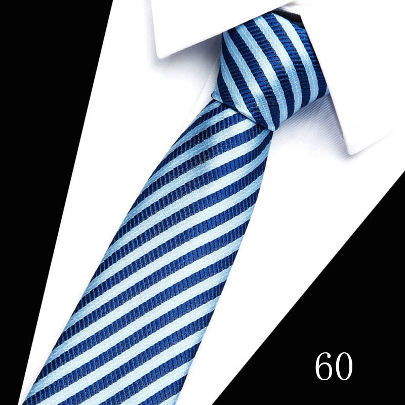 Tie, high-quality South Korean silk, 7.5 cm wide, classic long 146 cm