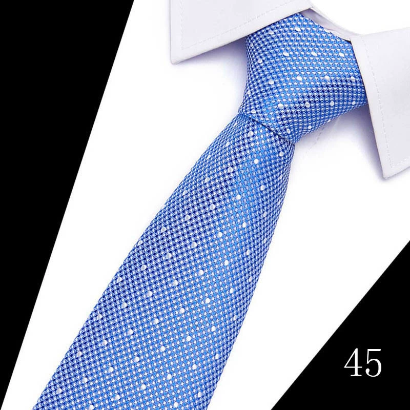Tie, high-quality South Korean silk, 7.5 cm wide, classic long 146 cm