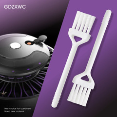 Manufacturer's ultra-fine dust brand plastic cleaning small brush plastic small brush coffee machine cleaning brush mini