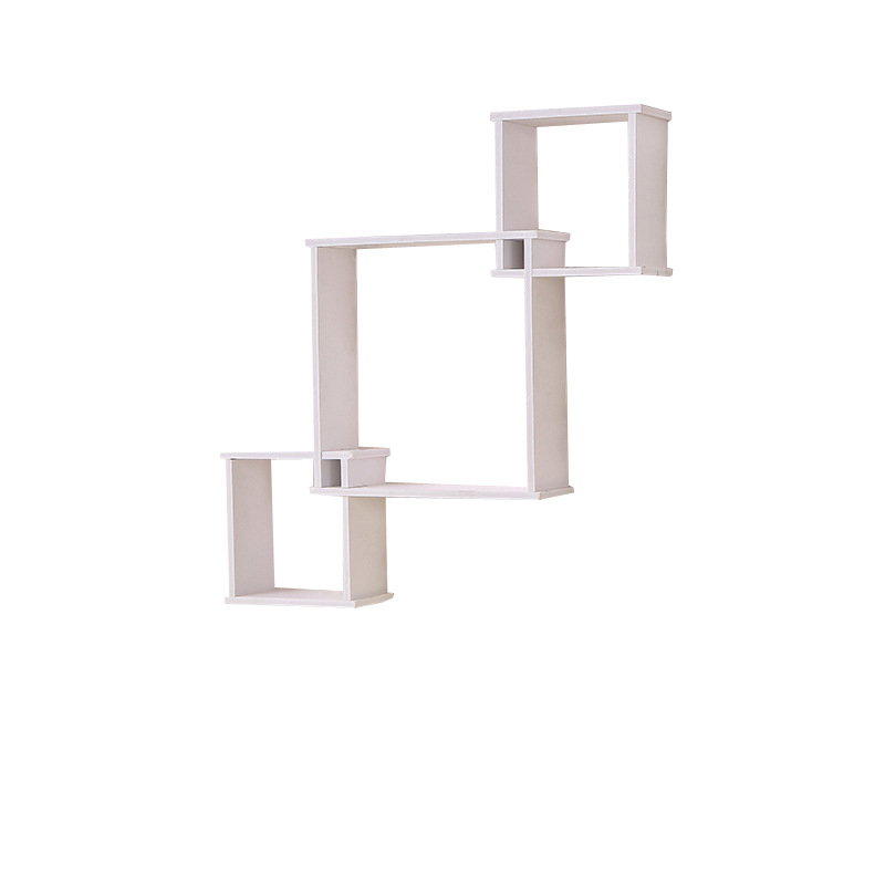 Casa creativa estante de la pared simple moderno dormitorio estudio estante de la pared de la sala de estar colgante de pared estante decorativo