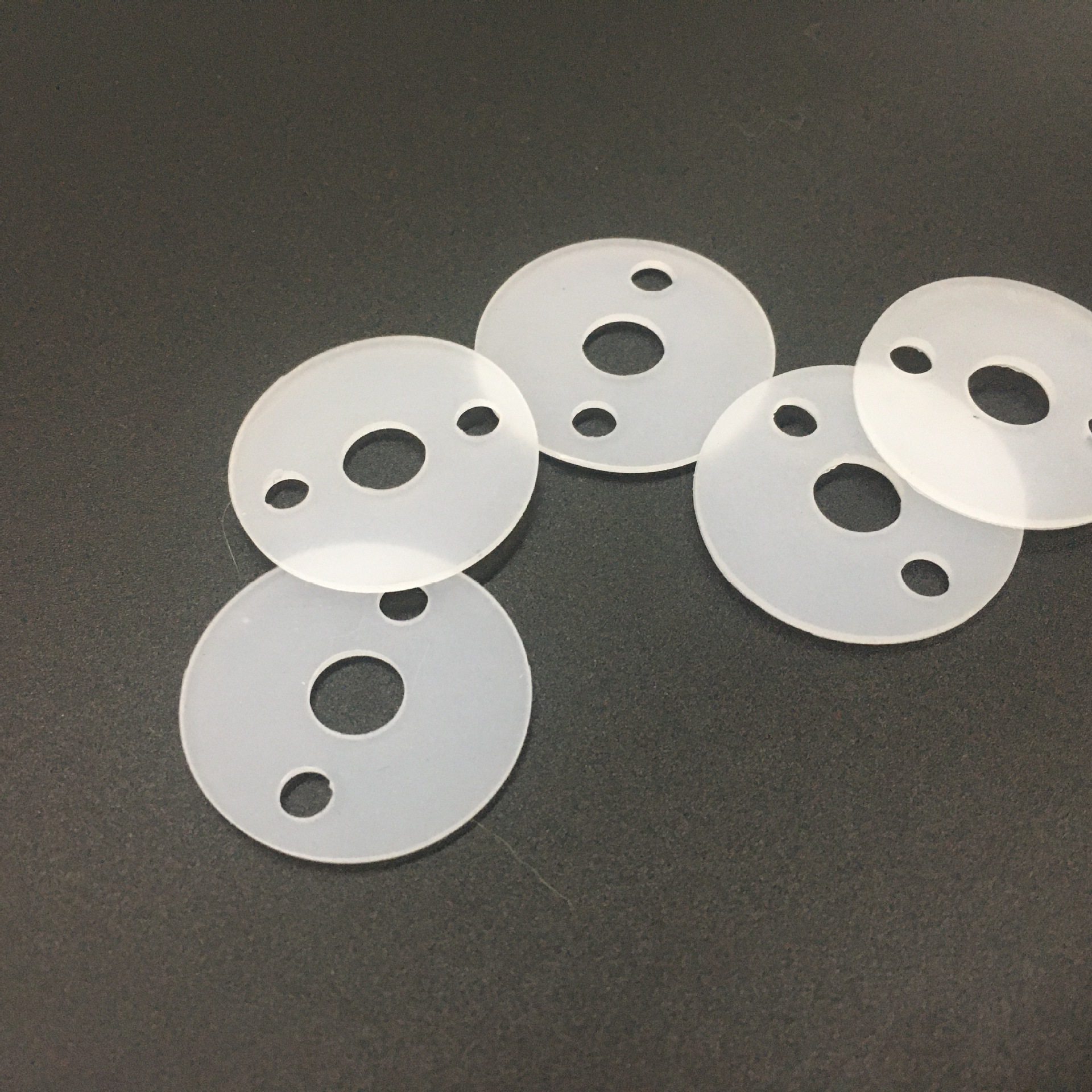 半透明硅胶垫片25.5*7*1.2耐高温阀门橡胶垫橡胶异形件硅胶制品