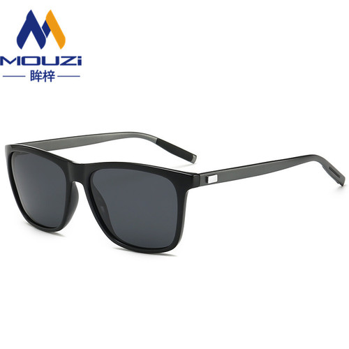 A387 fashionable colorful polarized sunglasses for women, personalized metal retro square-frame sunglasses for men, outdoor cycling glasses