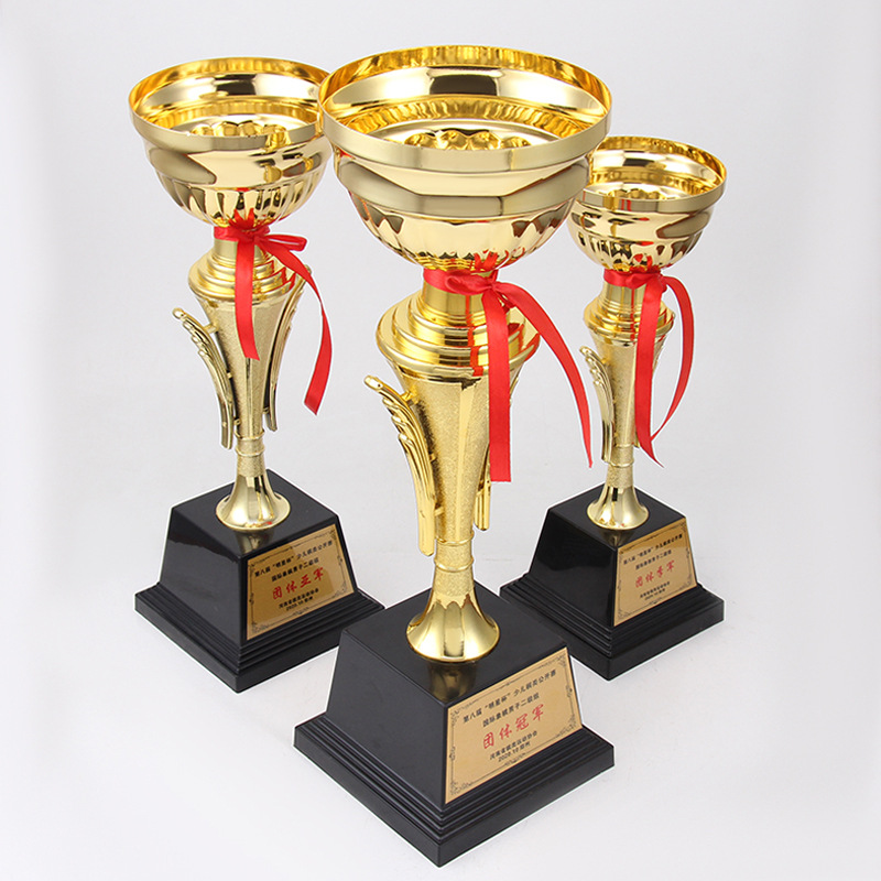Empresa anual reunión deportiva reunión concurso premio Empresa souvenir Los fabricantes hacen brillante Unidad de trofeo de metal