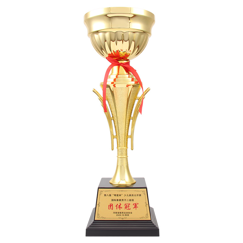 Empresa anual reunión deportiva reunión concurso premio Empresa souvenir Los fabricantes hacen brillante Unidad de trofeo de metal