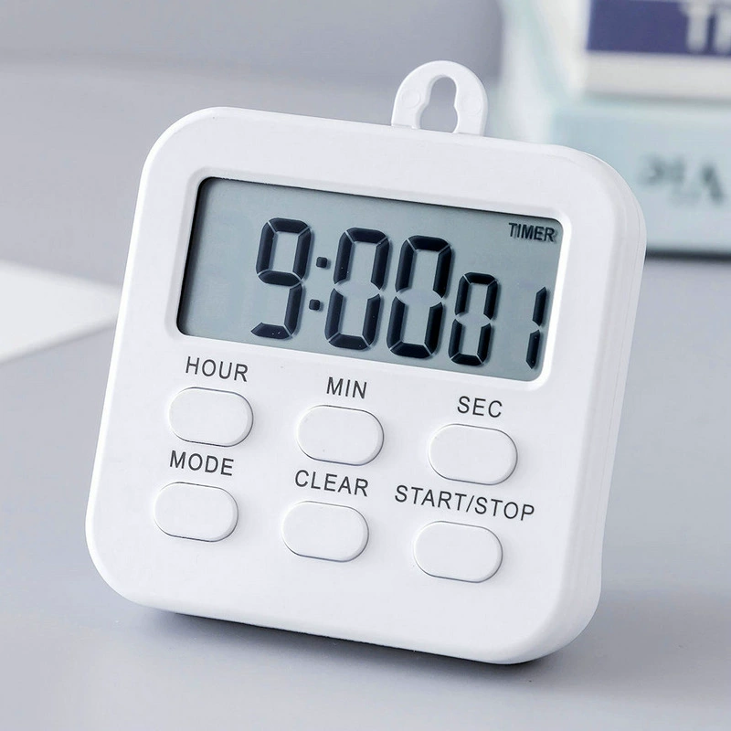 Student art timer with a time countdown to a quiet kitchen reminder reminder in hour with clip bracket