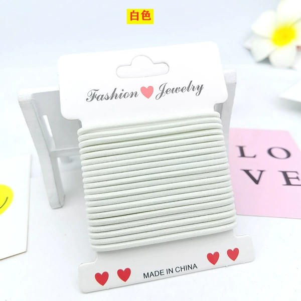 0.25 nylon card 20 white