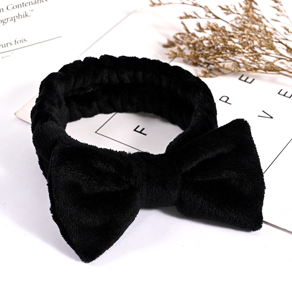 Transfronterizo lindo arco grande cinturón de pelo femenino versión coreana de lavado banda de pelo toallitas con diadema de Corea del Sur