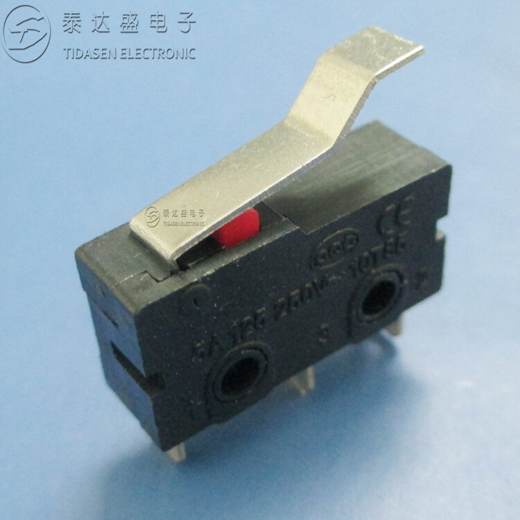 供应离子发梳用弯柄三脚微动开关20*10优质低价微动开关ZW12-H