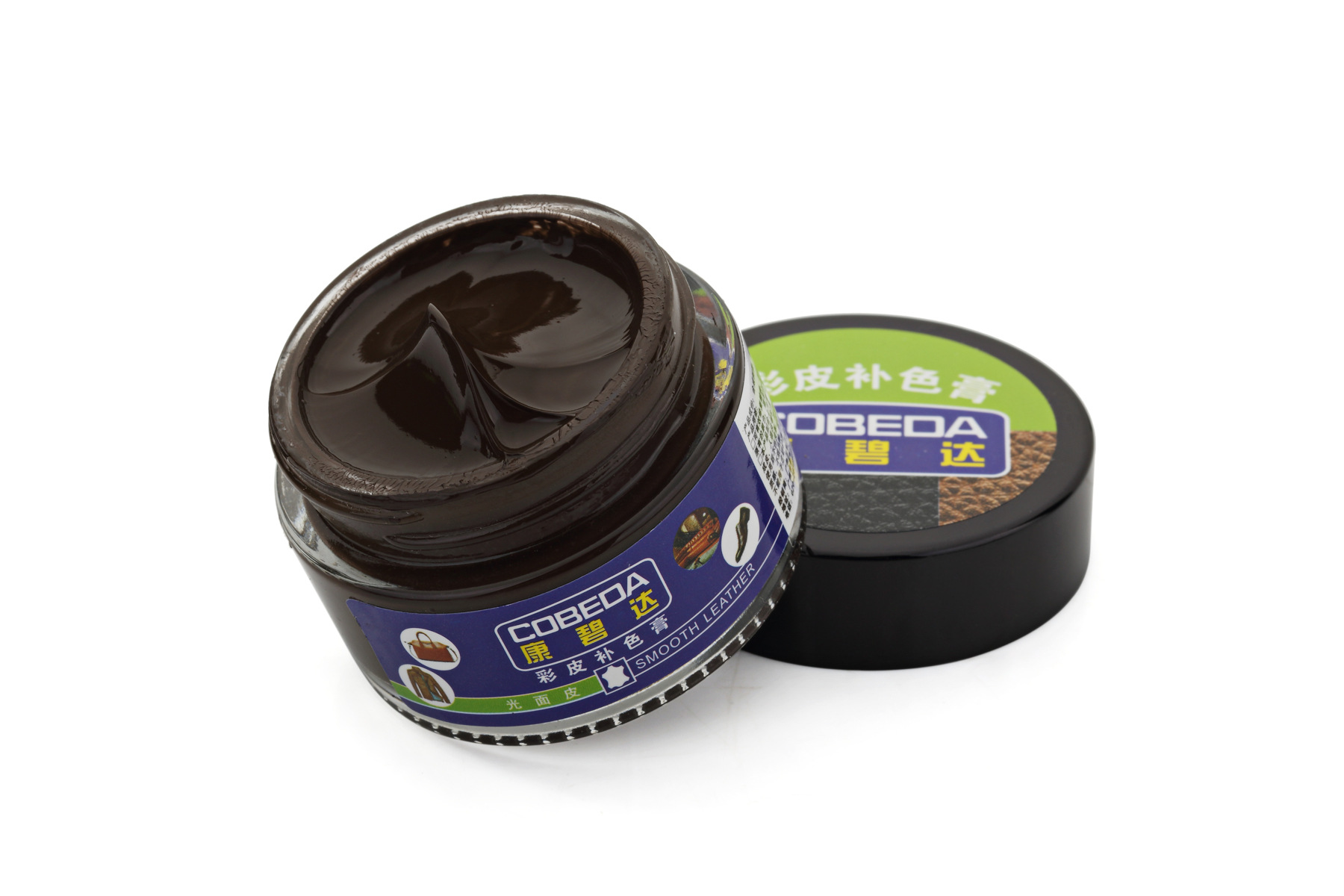 Color Cuero cuero color crema al por mayor teñido agua al por mayor fábrica directa protección ambiental material multicolor cuero agente de renovación