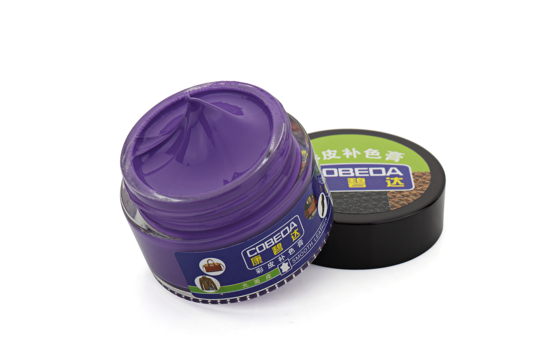 Color Cuero cuero color crema al por mayor teñido agua al por mayor fábrica directa protección ambiental material multicolor cuero agente de renovación