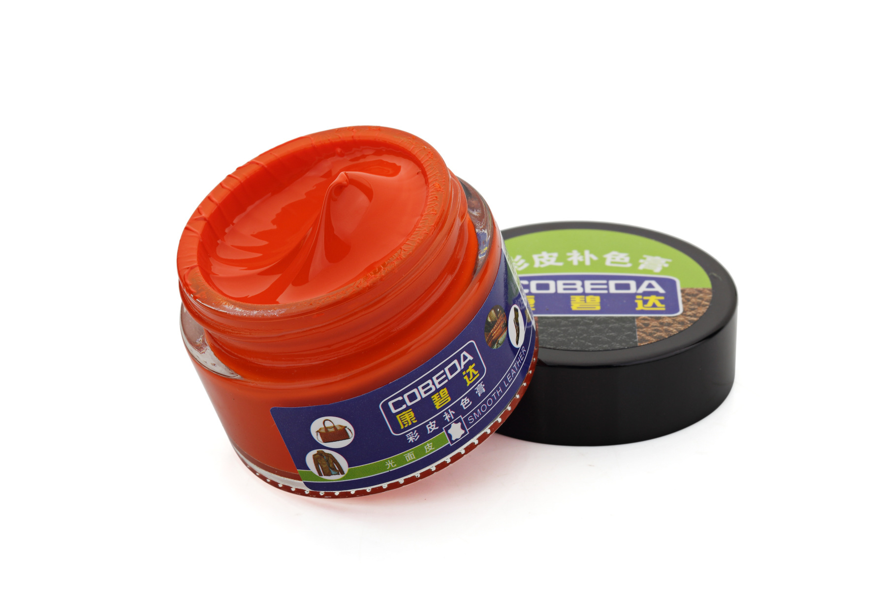 Color Cuero cuero color crema al por mayor teñido agua al por mayor fábrica directa protección ambiental material multicolor cuero agente de renovación