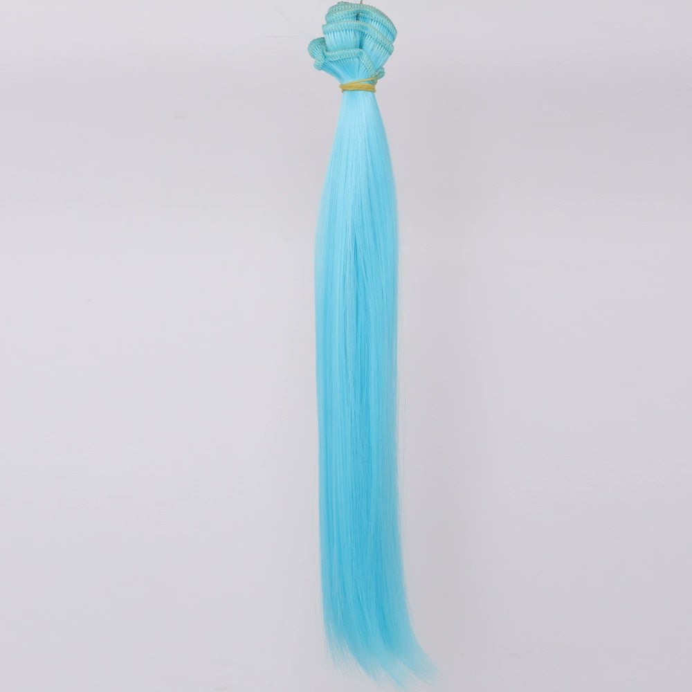 Пуховая парика куклы (Yue Ocean) BJD/SD длинная прямая высокая температура шелк, длина стиль 25 см, разноцветные