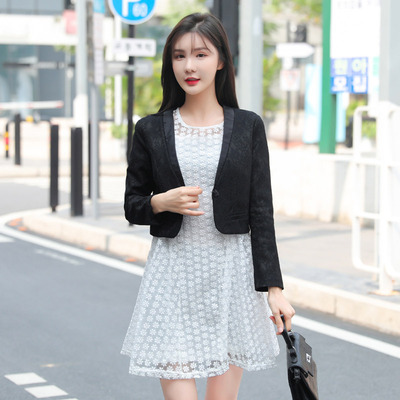 时尚礼服领复古中国风长袖小外套大码礼服上衣/9698|ru