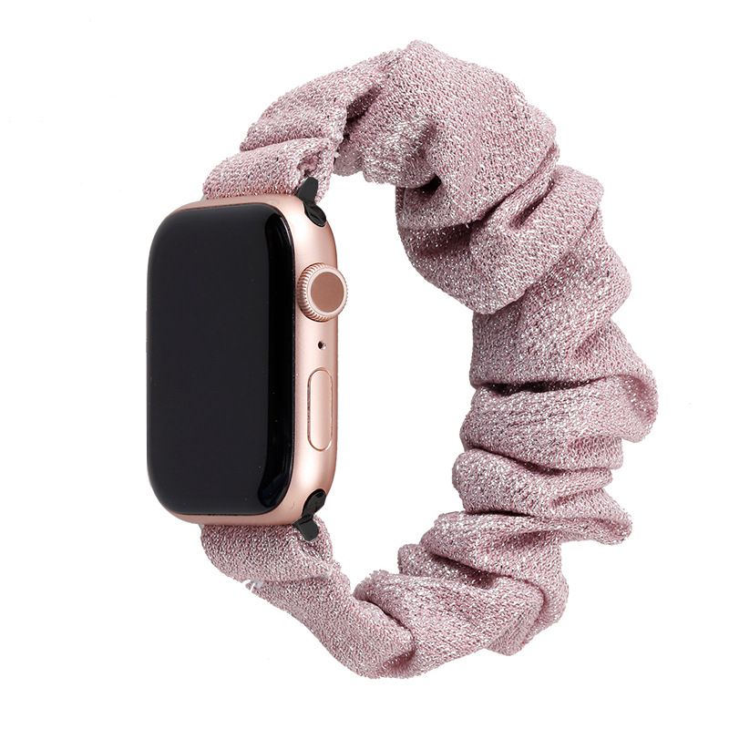 Apple correa de reloj adecuado para Apple watch3 4 56 se 7 8 generación intestino grueso banda de pelo Correa pulsera