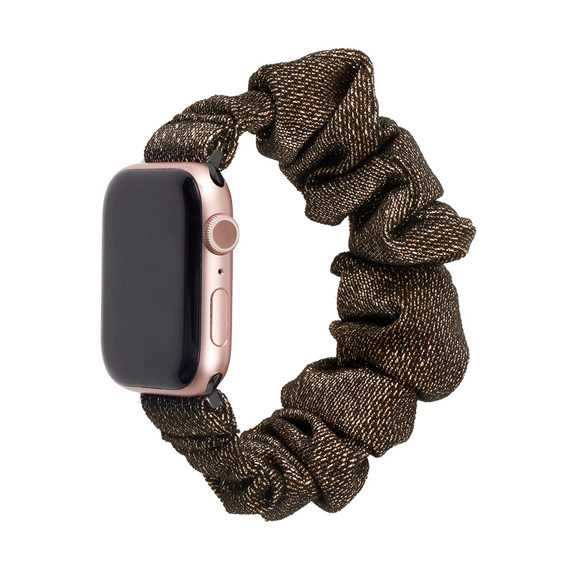 Apple correa de reloj adecuado para Apple watch3 4 56 se 7 8 generación intestino grueso banda de pelo Correa pulsera
