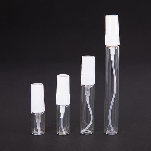 2/3/5/10ml Perfume Atomizer Bottles, Mini Portable Pump Atomizer Perfume Sample Bottles, Glass Divided Bottles