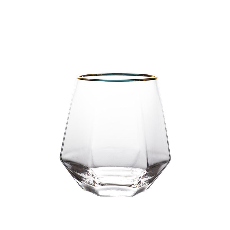 Nordic ins vidrio diamante botella de agua fría creativa botella de agua fría jugo frío blanco abierto olla de gran capacidad taza de agua fría