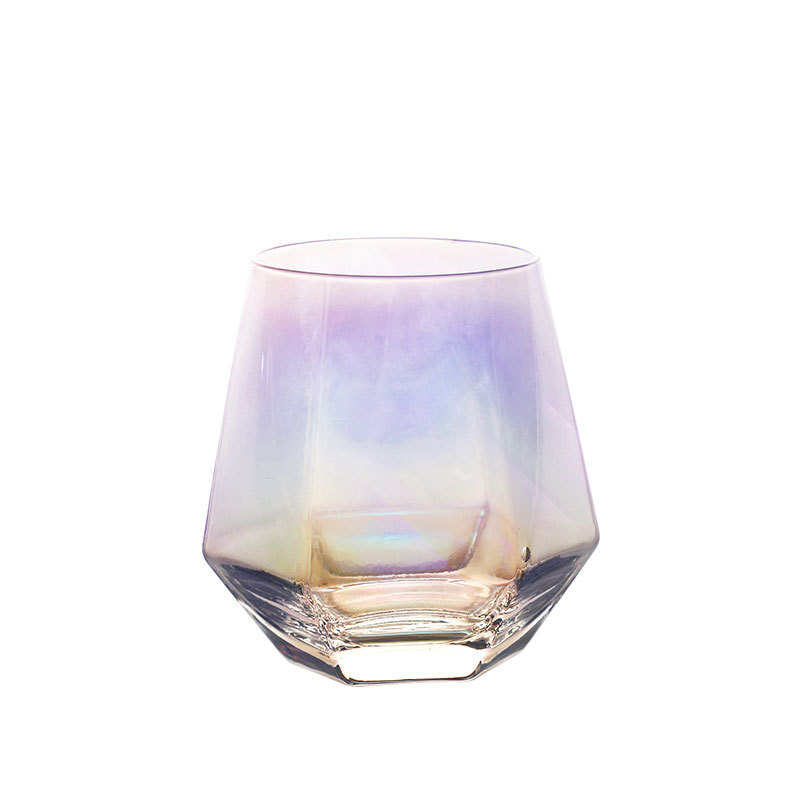Nordic ins vidrio diamante botella de agua fría creativa botella de agua fría jugo frío blanco abierto olla de gran capacidad taza de agua fría