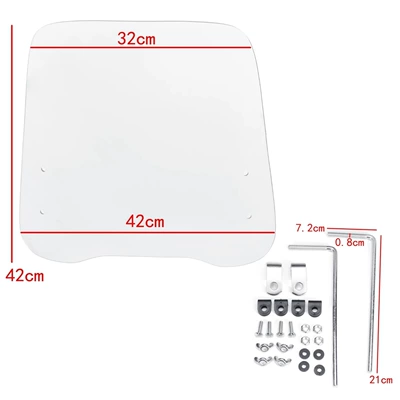 Spoiler Windshield Heightened – Motorcycle front windshield