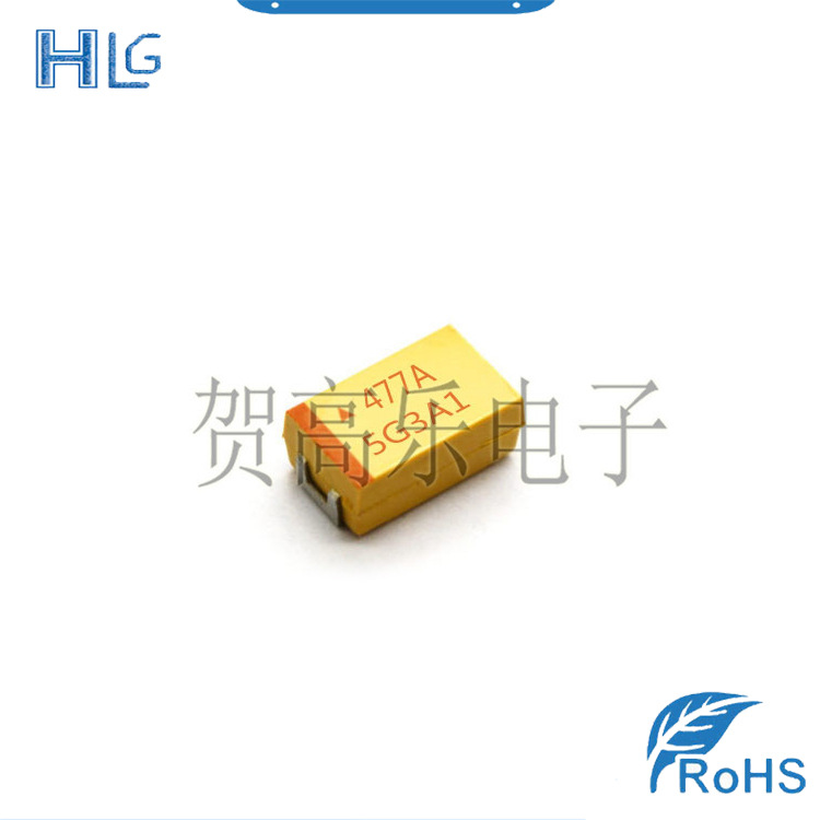 钽电容7343 477A 470UF 10V D型 全新原装现货一站式配单