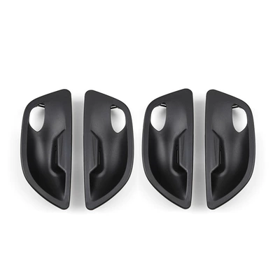 Suitable for Bmw 5 Series Armrest, handle, handle - black-four-piece-set