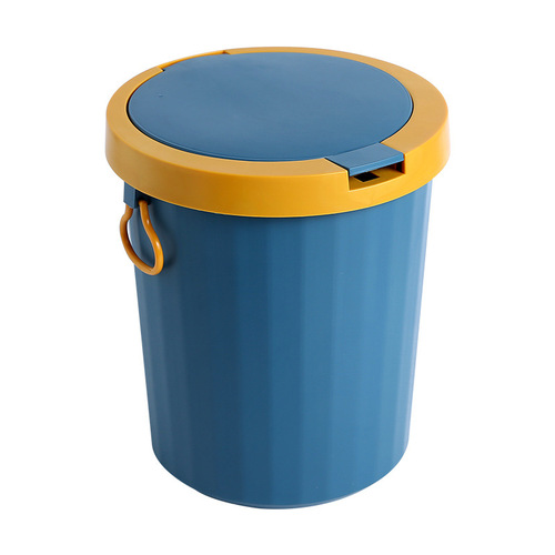 Zhongya Plastic Trash Can with Lid for Living Room, Kitchen, Bathroom and Office 