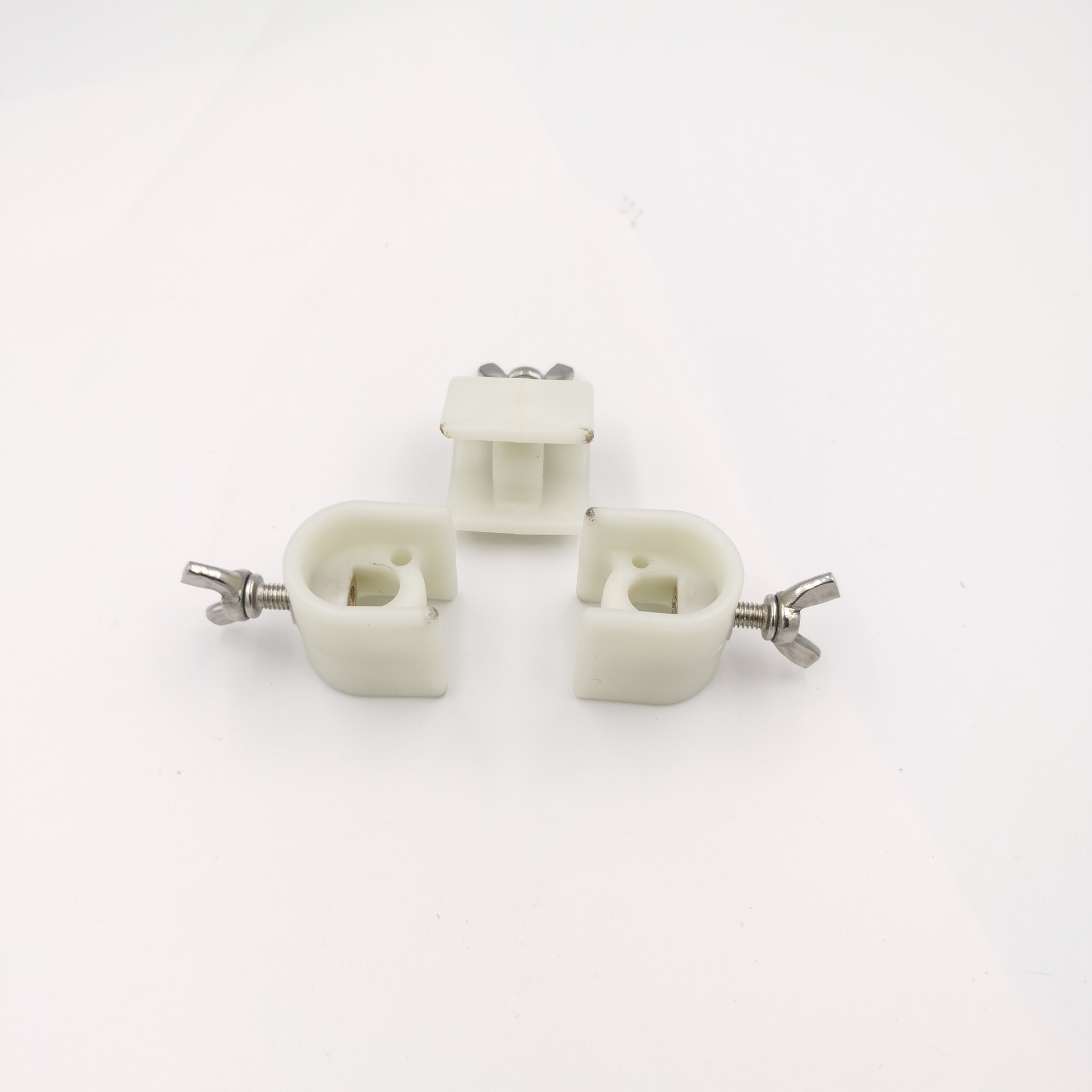 厂家批发弹簧线制作卡扣 线卡弹簧电线卡子9.5mm孔扣件尼容料材质|ru