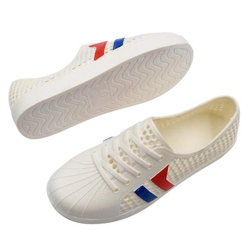 2019 New Couple Casual Beach Crocs Women's Summer Outerwear Hollow Breathable Anti-Slip Baotou Sandals Men's Shoes